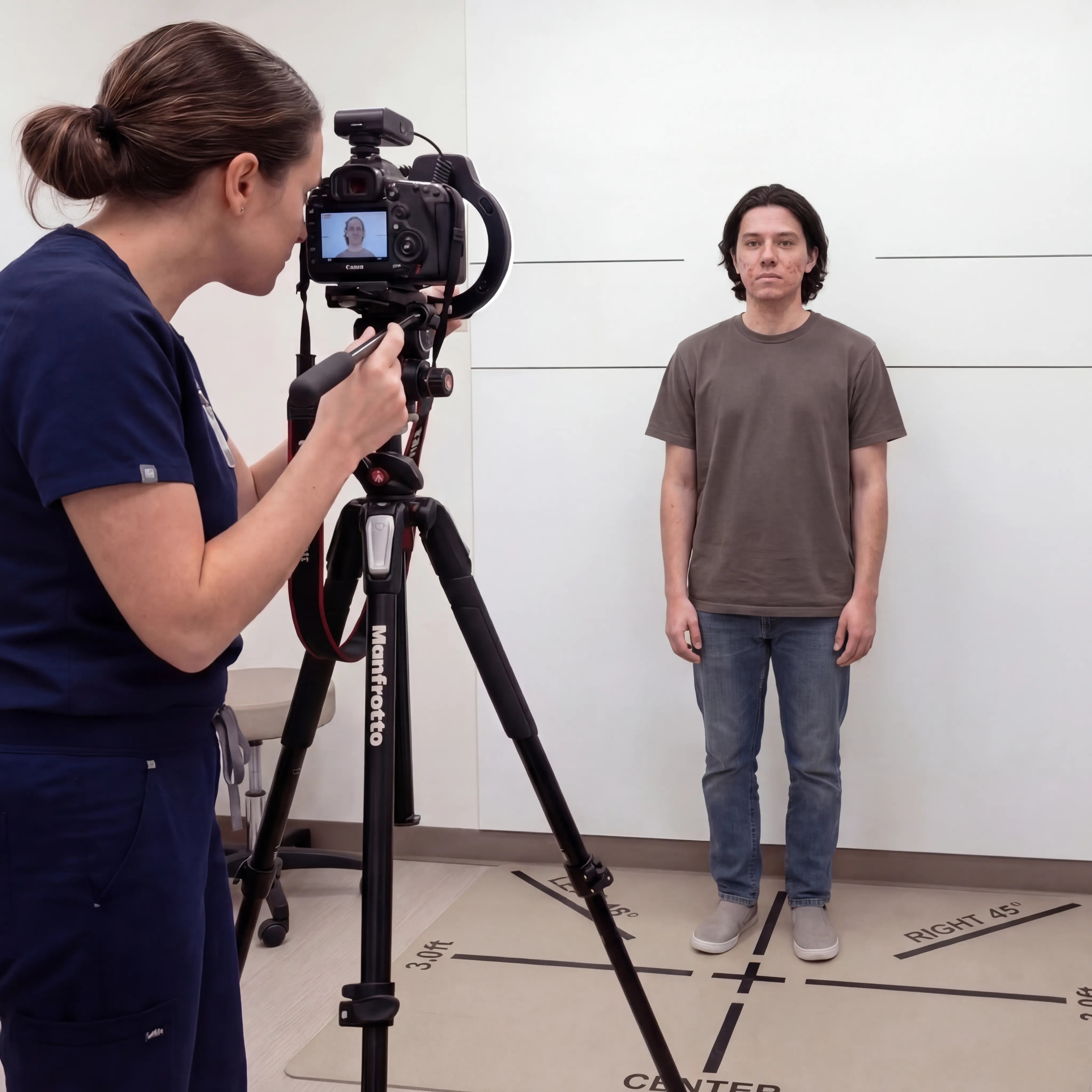 Distance, angle, lighting — all manual